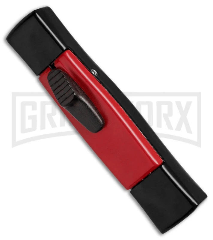 AKC Minion Concord Black/Red OTF Automatic Knife - Dagger Satin Plain - Image 2