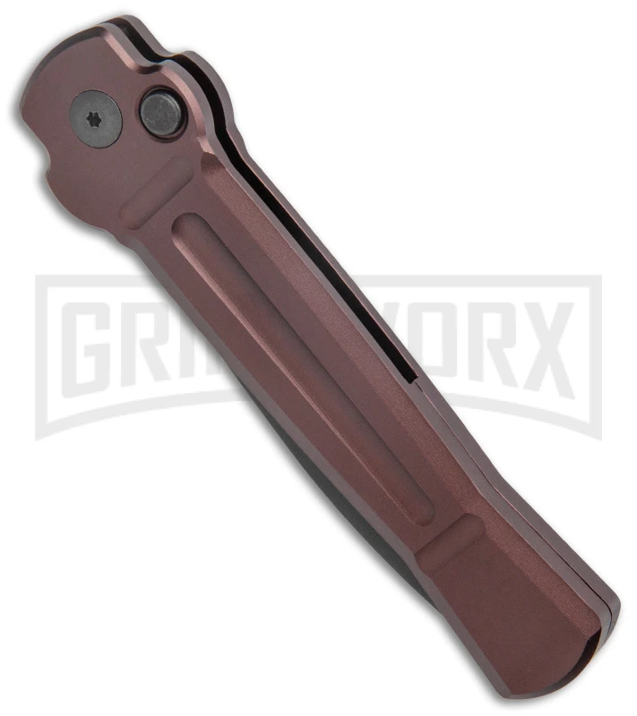 AKC X-treme ACE Brown Automatic Knife - Two Tone - Image 2