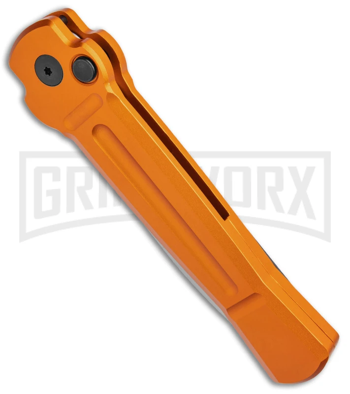 AKC X-treme Ace Orange Automatic Knife - Satin Plain - Image 2