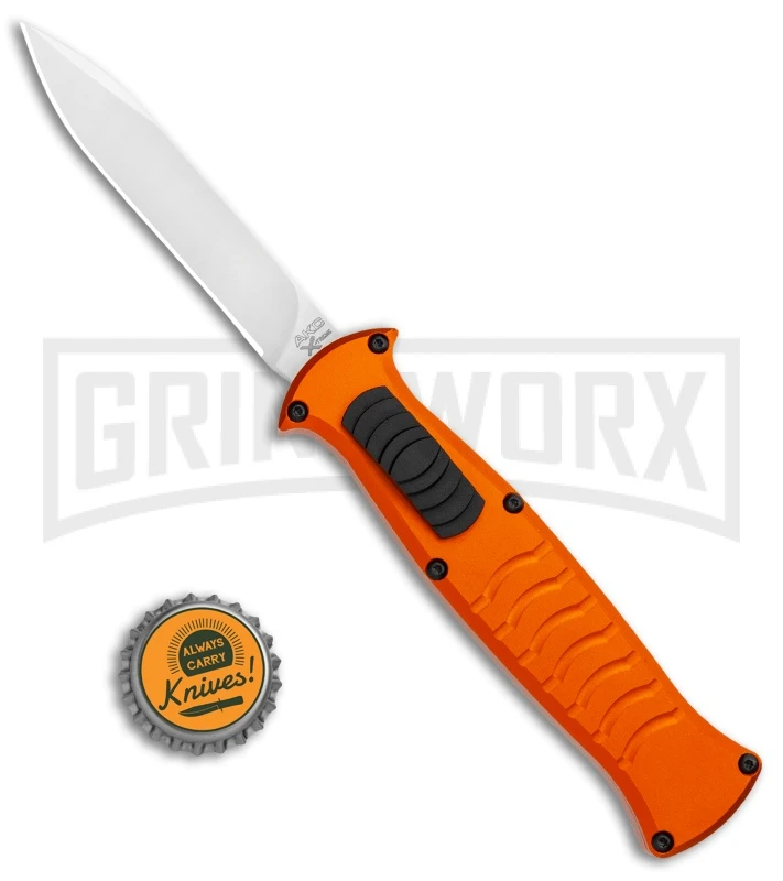 AKC X-treme EVO Orange OTF Automatic Knife - Satin Plain - Image 4