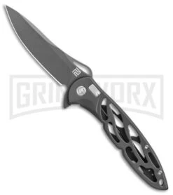 Artisan Cutlery Hoverwing Gray Folding Knife - Gray Plain