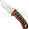 Boker BF-131 Fox Orange/Black Liner Lock Knife - Satin Plain