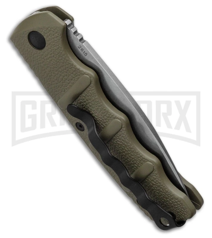 Boker Kalashnikov OD Green Automatic Knife - SW Plain - Image 3