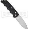 Boker Left Hand Kalashnikov Black Automatic Knife - Bead Blast Plain