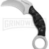 Boker Magnum Neck Bit Black G-10 Karambit Fixed Blade Knife - Stonewash