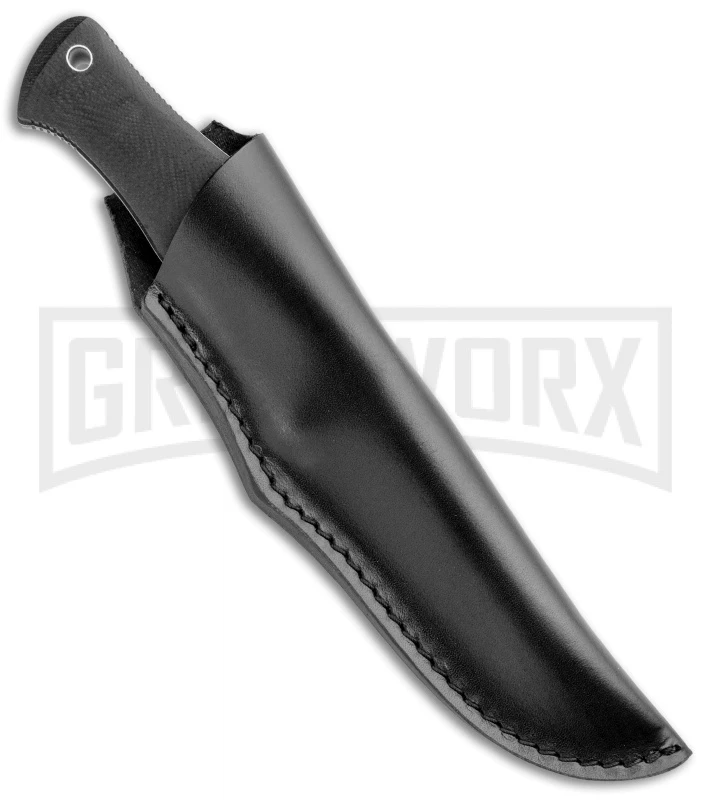 Boker Plus Farkas Bushcraft Black G-10 Fixed Blade Knife - Stonewash Plain - Image 3