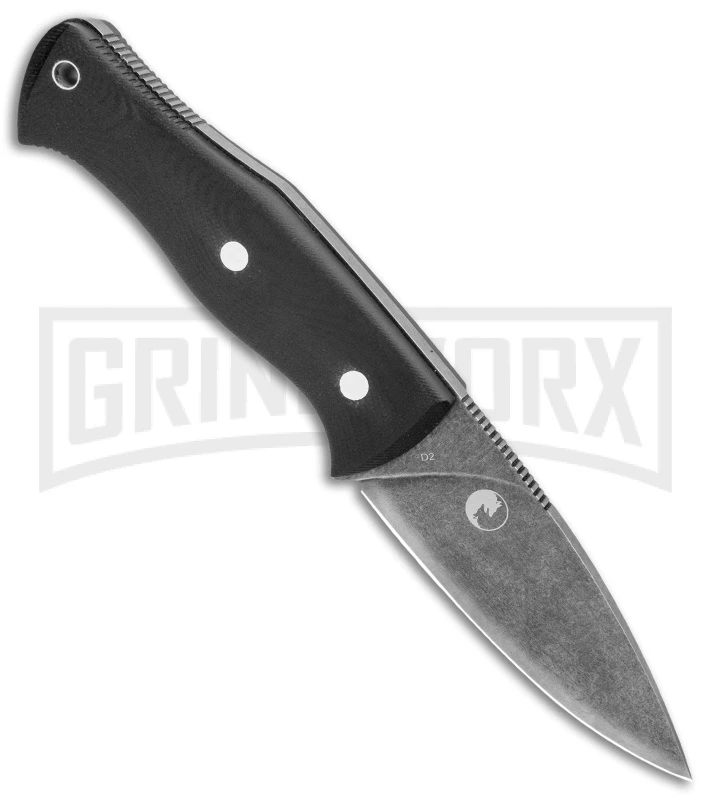 Boker Plus Farkas Bushcraft Black G-10 Fixed Blade Knife - Stonewash Plain - Image 2