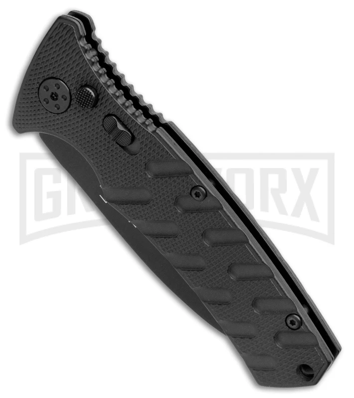 Boker Plus Strike Manual Knife - Dagger Black Plain - Image 2