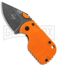 Boker Plus Subcom 2.0 Orange Frame Lock Knife - Serr