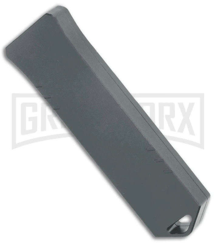 Boker Plus USB OTF Black Automatic Knife Aluminum - Gray SW Plain - Image 3