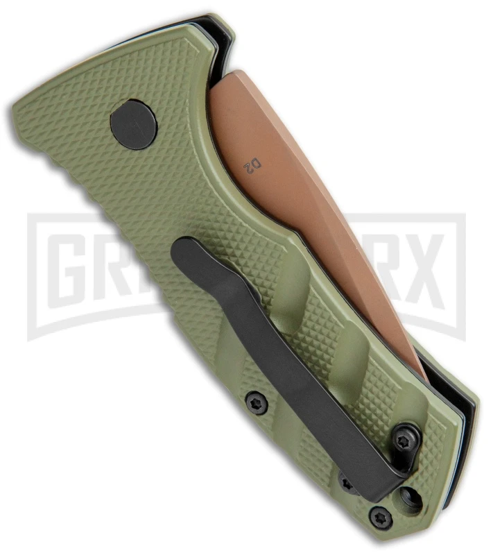 Boker Stubby Strike Automatic Knife - Desert Warrior - Image 3