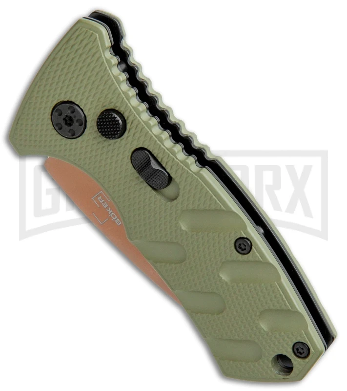 Boker Stubby Strike Automatic Knife - Desert Warrior - Image 2