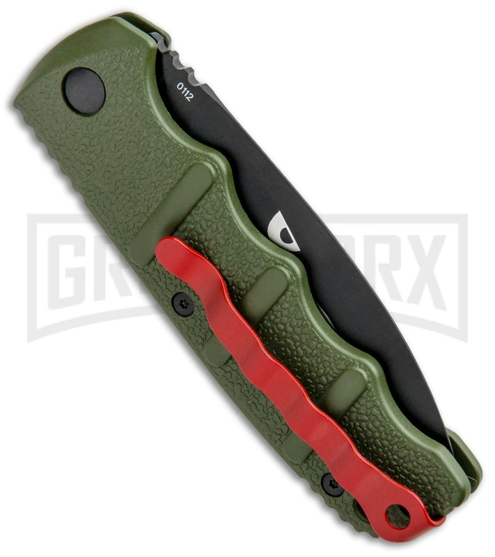 Boker Kalashnikov Warhawk Automatic Knife - D2 Dagger Black Plain - Image 3
