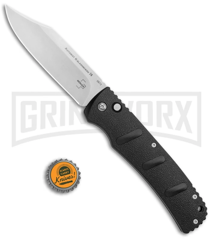 Boker XXL Kalashnikov Automatic Knife - Stonewash Bowie - Image 4