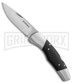 Browning Incentive Black G-10 Lockback Knife - Satin Plain