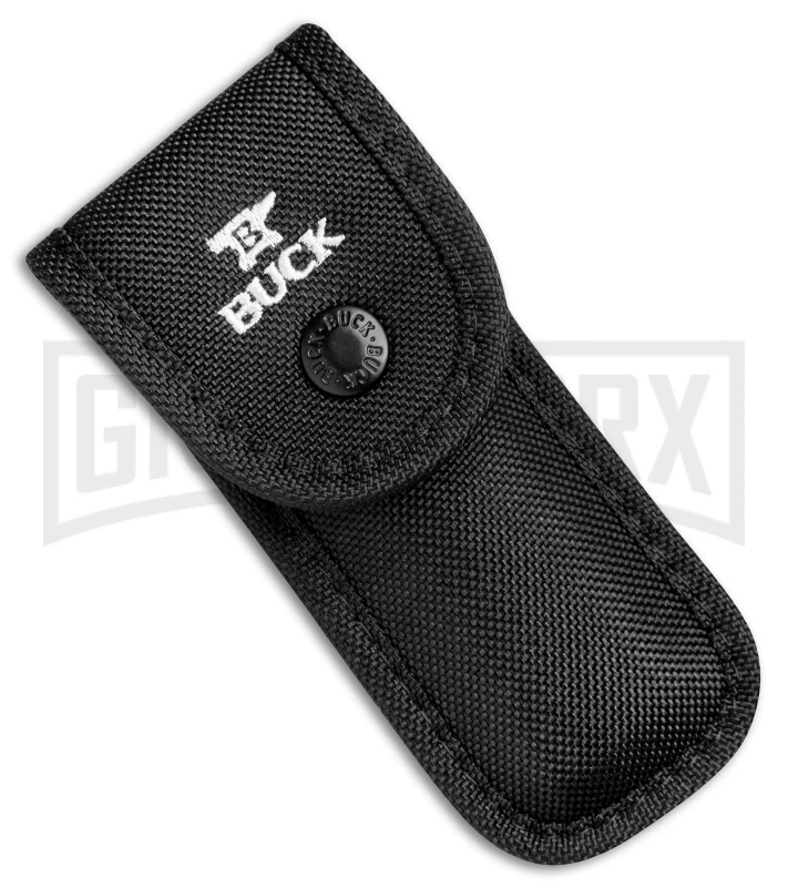 Buck Knives Buck 110 Folding Hunter LT Black Lockback Knife - Satin Plain - Image 4