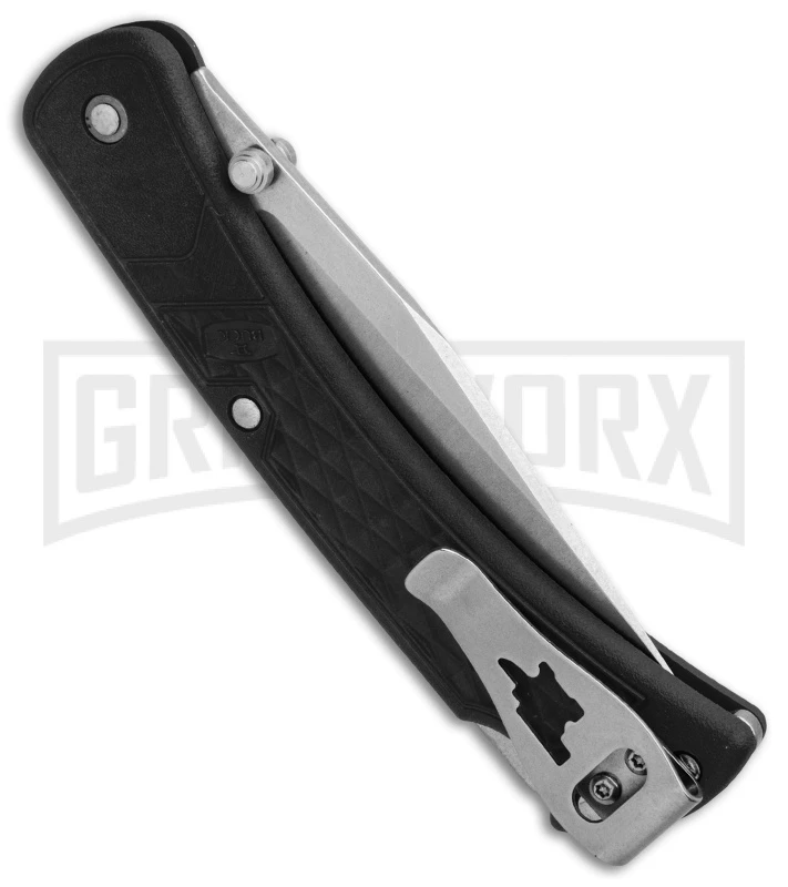 Buck Knives Buck 110 Slim Select Black GFN Lockback Knife - Satin Plain - Image 2