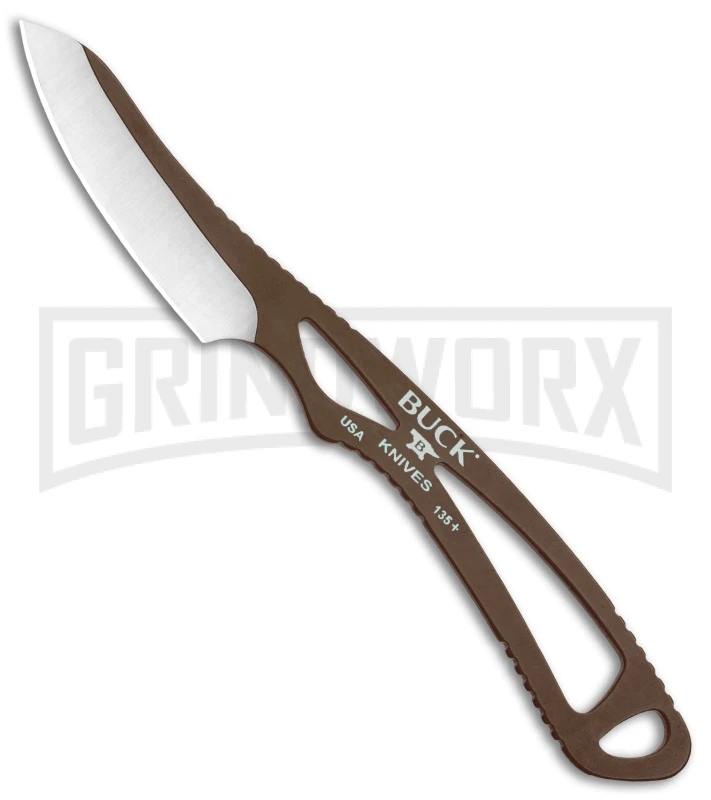 Buck Knives Buck PakLite Field Master Kit Brown Fixed Blade/Guthook - Brown/Satin - Image 2