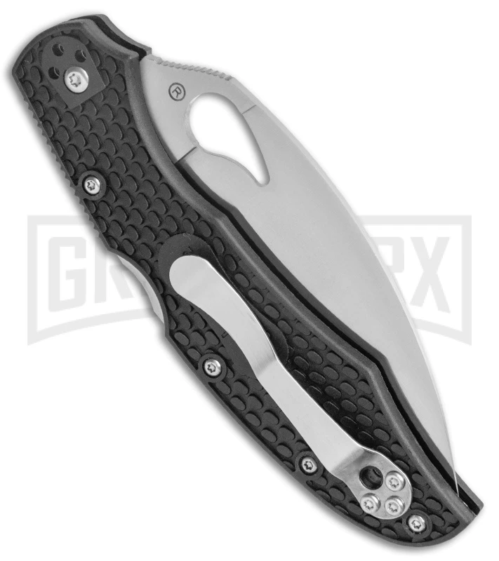 Byrd Cara Cara 2 Folding Knife Black FRN Wharncliffe - Satin Plain - Image 3