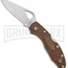 Byrd Meadowlark 2 Brown FRN Folding Knife - Satin Plain
