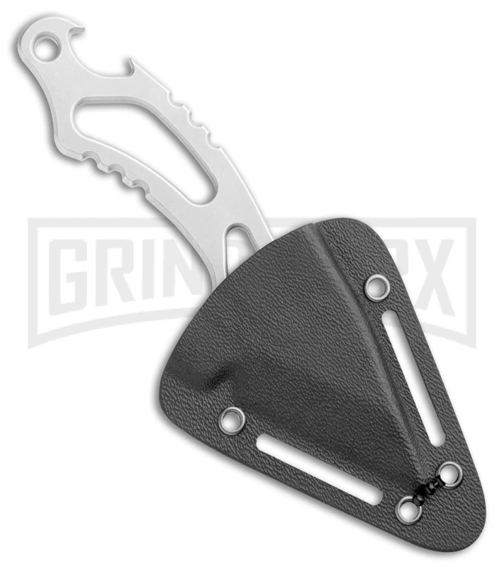 CIVIVI De Santis Kiri-EDC Silver Fixed Blade Neck Knife - SW Plain - Image 3