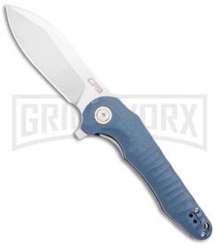 CJRB Cutlery Blue Mangrove Liner Lock Knife - Stonewash Plain