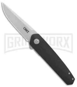 CRKT 7090 Cuatro Liner Lock Knife Black G-10 - Bead Blast