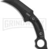 CRKT Du Hoc Karambit Black G-10 Fixed Blade Knife - Black Plain