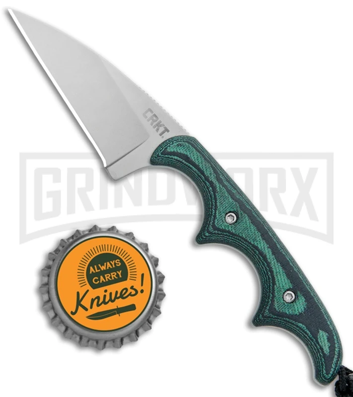 CRKT Folts Minimalist Micarta Neck Knife - Bead Blast Plain - Image 4