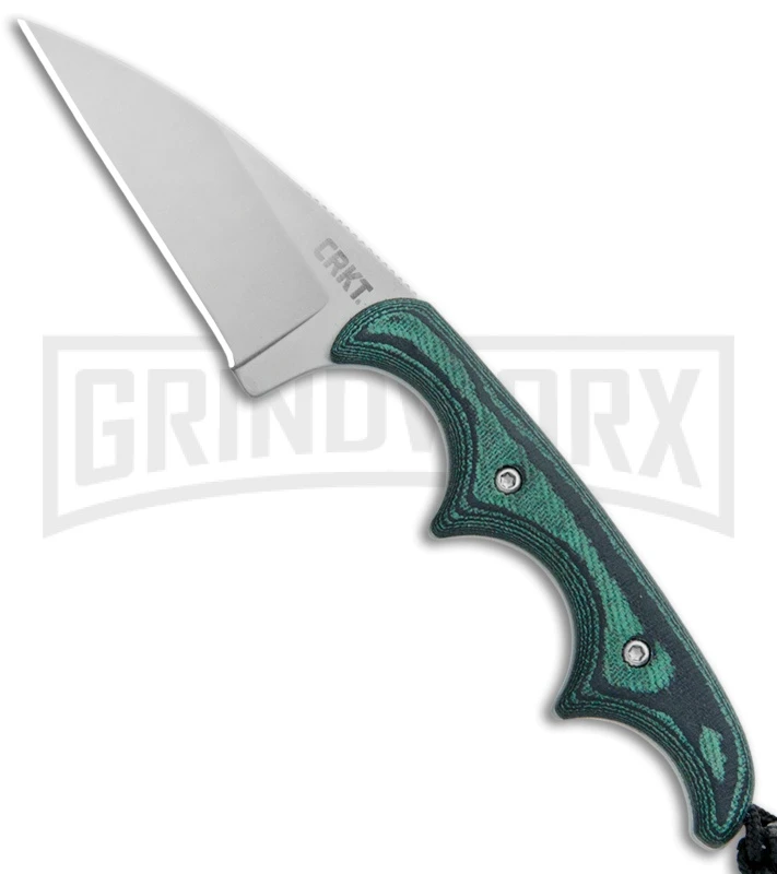 CRKT Folts Minimalist Micarta Neck Knife - Bead Blast Plain