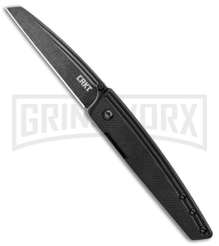CRKT Inara Black G-10 Frame Lock Knife - Satin Plain