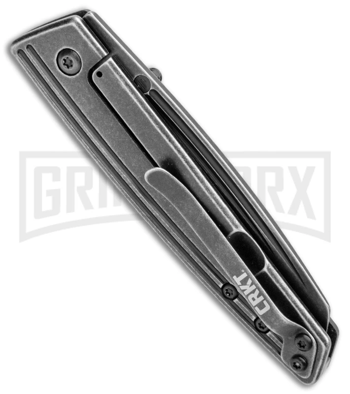 CRKT Inara Black G-10 Frame Lock Knife - Satin Plain - Image 3