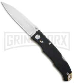 CRKT Lake Laredo Black G-10 Folding Knife - Satin Plain