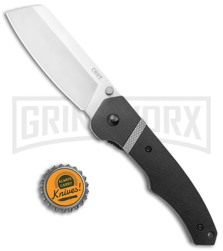 CRKT Ripsnort II Black Liner Lock Knife - Satin Plain - Image 4