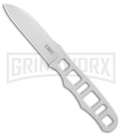 CRKT HWY Rescue Gray Fixed Blade Knife - Bead Blast Plain