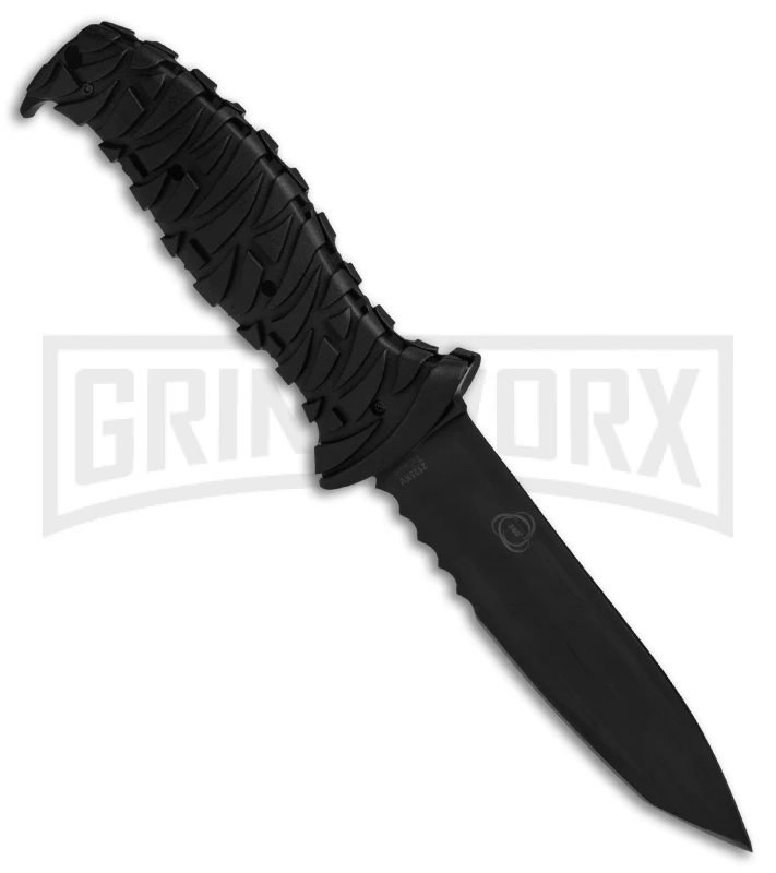 CRKT Ultima Fixed Blade Survival Knife 2125 (4.95" Serr) - Image 2