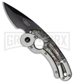 Camillus Dominator Urban Camo Fixed Blade Knife - Black Plain