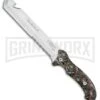 Camillus Carnivore Z Green Camo Machete - Satin Serr