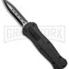 Coffin Blaster Tactical Black DA/OTF Automatic Knife - Dagg Two-Tone