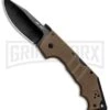 Cold Steel AK-47 FDE G-10 Folding Knife - Black Plain