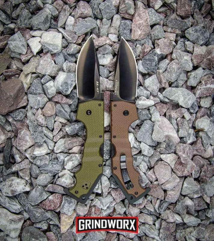 Cold Steel AK-47 FDE G-10 Folding Knife - Black Plain - Image 5