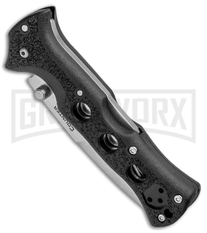 Cold Steel Counter Point II Black Polymer Lockback Knife Satin Plain - Image 2