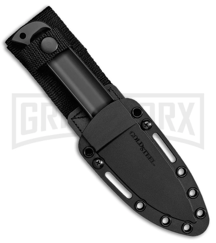 Cold Steel Drop Forged Hunter Black 52100 Steel Fixed Blade Knife - Black Plain - Image 2