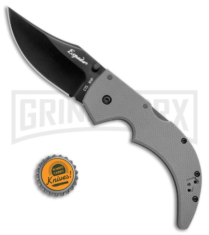 Cold Steel 62NGMLV Medium Espada Gray Tri-Ad Lock Knife - Black - Image 4