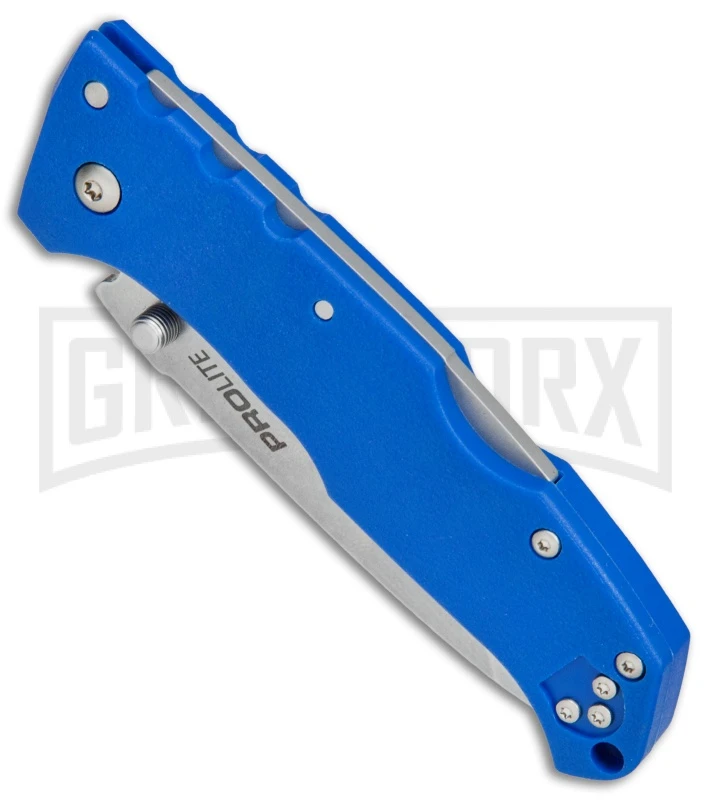 Cold Steel Pro Lite Blue GFN Folding Knife - Tanto Satin Plain - Image 2