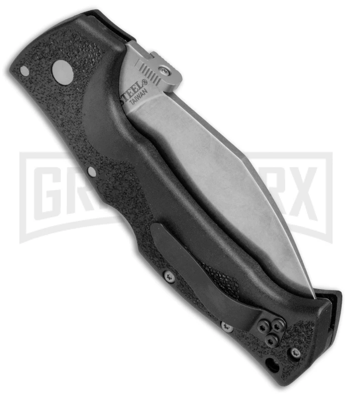 Cold Steel Rajah III Folding Knife - Stonewash Plain - Image 3