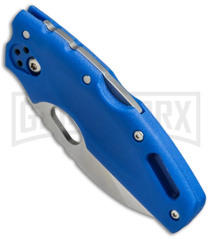 Cold Steel Tuff Lite Blue Folding Knife - Satin Plain - Image 2