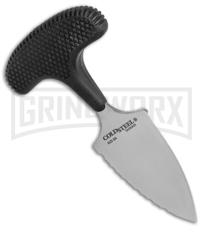 Cold Steel Urban Edge Push Dagger Knife - Satin Plain/Serr - Image 2