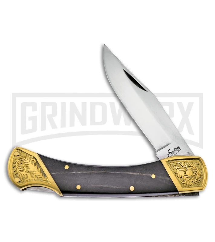 Frost Cutlery Barefoot CBH Bear Claw Horn Lockback Knife