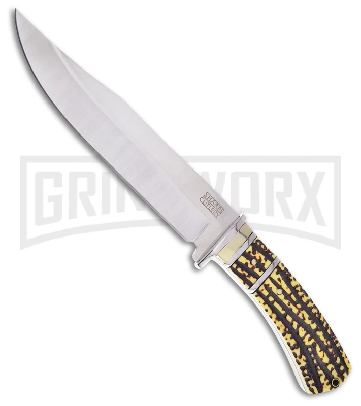 Frost Cutlery Buck Fixed Blade Knife - Satin Plain